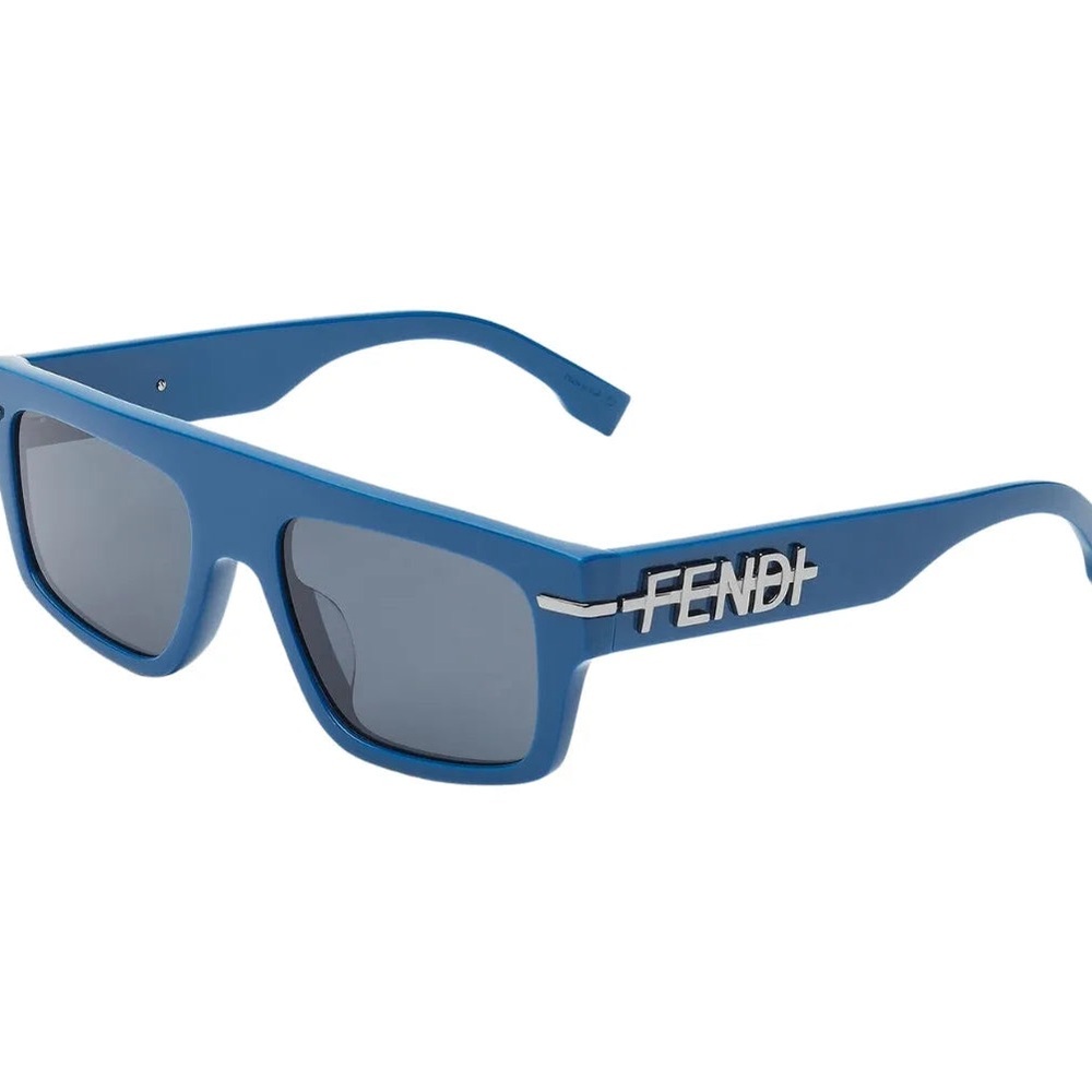Fendi Fendigraphy FE40091U 90V Blue Gray Lens Sunglasses